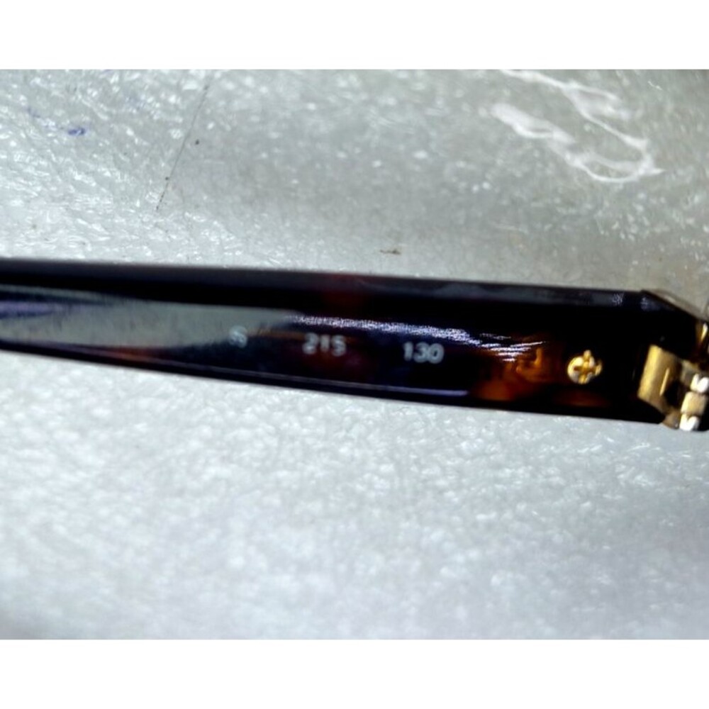 Vintage Valentino S215 Tortoise Shell Sunglasses w Bling 58-14-130mm Made Italy - Picture 13 of 16